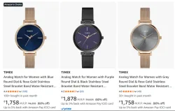 Timex Womens Watchs upto 60% Discount 