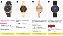 TIMEX Women watches upto 65% Discount