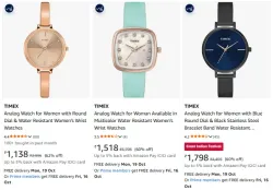 TIMEX Womens Watch at minimum 60% Discount