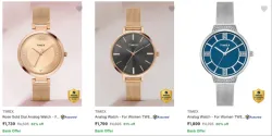 Timex Womens Wrist Watches at Minimum 60% Discount