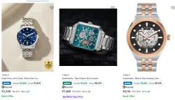 TIMEX Wrist Watches at minimum 62% Discount