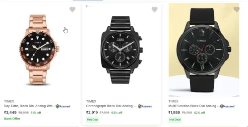 Image of Timex Wrist Watches up to 67% off