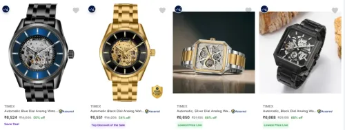 Image of TIMEX Wrist Watches upto 68% Discount