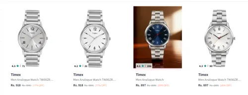 Image of Timex Wrist Watches upto 77% Discount