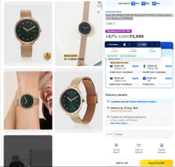 Titan 2673WM03-DN778-MUSLIM FUTURIST Analog Watch - For Women 2673WM03