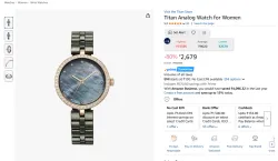 Titan Analog Watch for Women