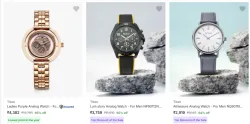 Titan Analog Watch Minimum 60% Discount