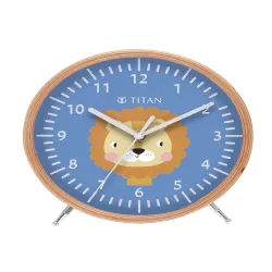  Titan Blue & White Printed Contemporary Wall Clock
