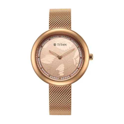 Image of Titan Glitz Rose Gold Women’s Analog Watch