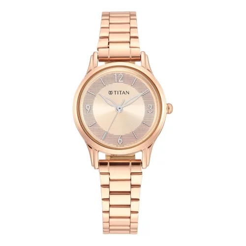 Image of Titan Karishma Rose Gold Stainless Steel Women's Watch