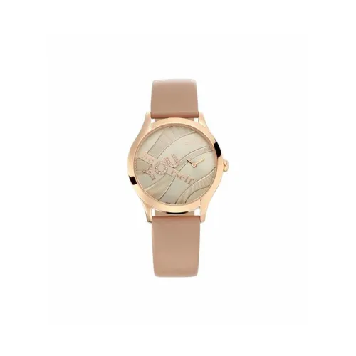 Image of Titan Leather Purple Self Expression Analog Rose Gold Dial Women's Watch