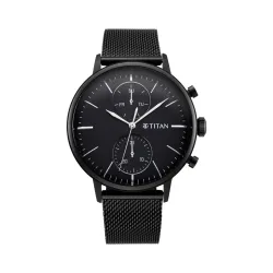 Titan Light Leathers Multifunction Watch