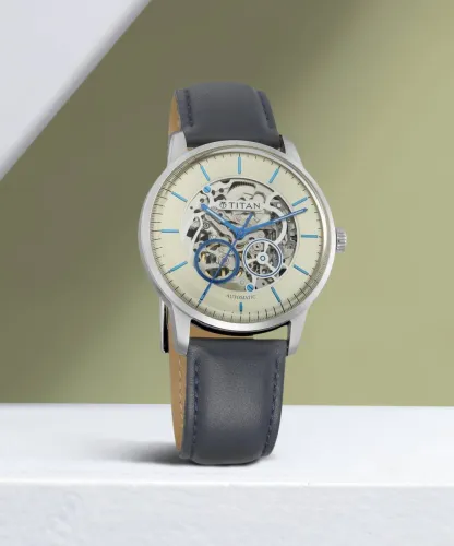 Image of Titan  Mechanical Automatic Analog Watch - For Men 90195SL01