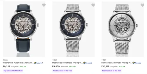 Image of Titan Mechanical Automatic Wrist Watches upto 56% Discount