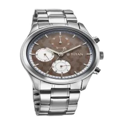 Titan Men Calendar Bracelet Style Analogue Watch 10026SM01