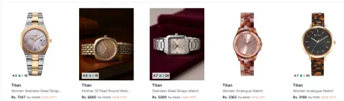 Image of titan men's watches up to 60% Discount 