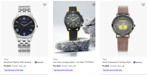 Image of Titan Men's Analog Watches @ Minimum 50% Discount