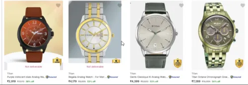 Image of TITAN MEN'S WATCHES UP TO 58% DISCOUNT 