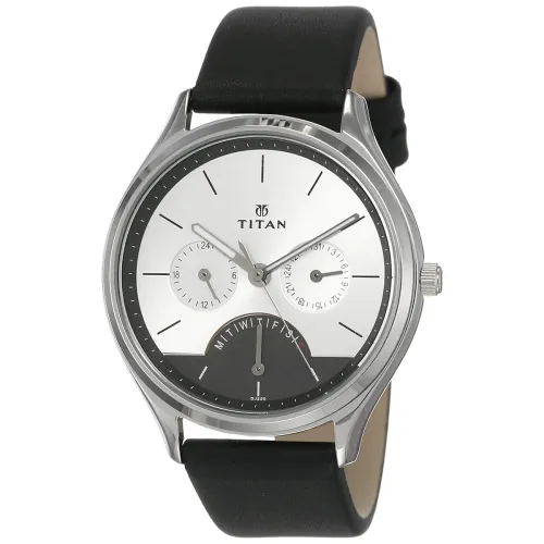 Image of Titan Neo Analog Silver Dial Men's Watch 