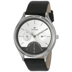 Titan Neo Analog Silver Dial Mens Watch 