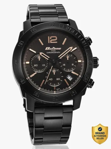 Image of Titan Octane Chronograph Stainless Steel Strap Analog Watch For Men 