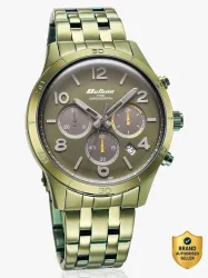 Titan Octane Green Dial Chronograph Watch