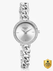 Titan Raga Showstopper Silver Dial Silver MetalStrap Analog Watch