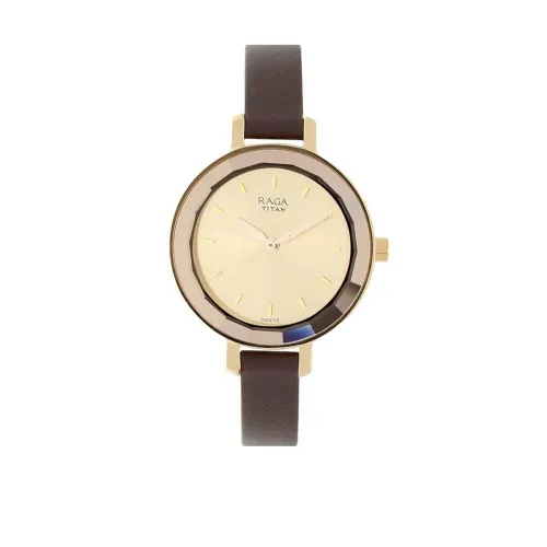 Image of Titan Raga Viva Quartz Analog Leather Strap Watch