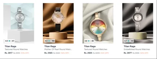 Image of Titan Raga Women's Watches up to 50% Discount