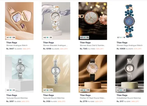 Image of Titan Raga Watches up to 58% Discount +Bank offer