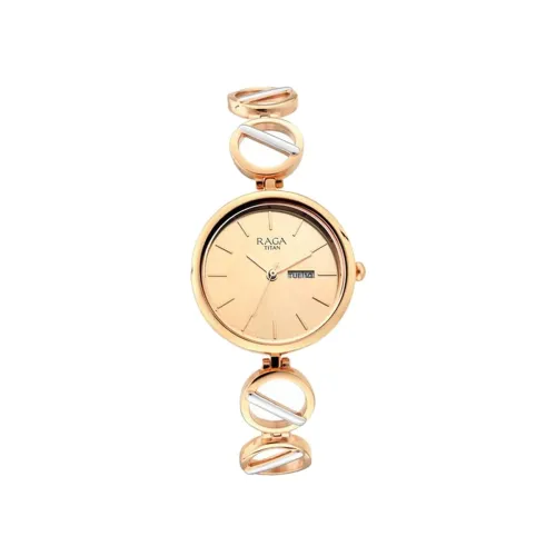 Image of Titan Raga Viva Rose Gold Dial Women Watch