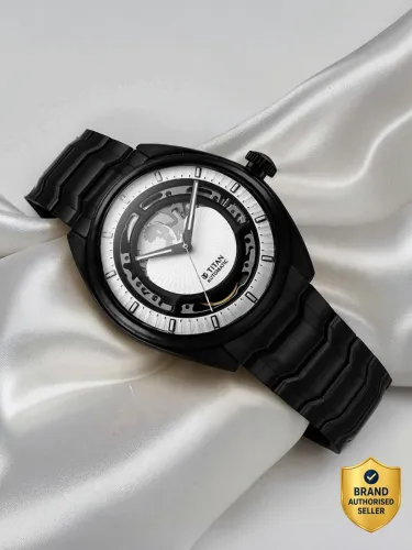 Image of Titan Regalia Stellar 2 White Dial Stainless Steel Strap Analog Watch