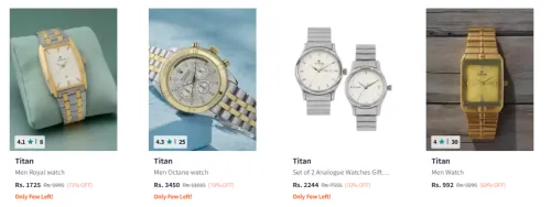 Image of Titan Royal Analog Watch for Men upto ₹71% Discount