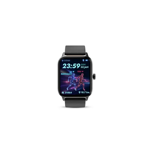 Image of Titan Traveller AMOLED Smartwatch, Black