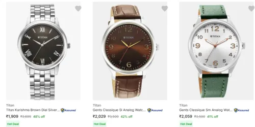 Image of Titan Watch Minimum 40% Discount