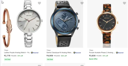 Image of Titan Watch Minimum 50% Discount