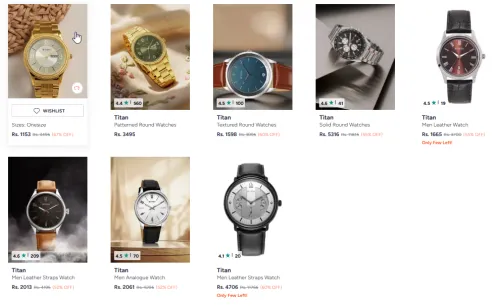 Image of titan Watch up to 67% Discount
