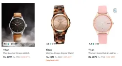 Titan Watches at Minimum 50% Discount