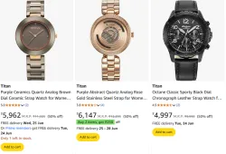 Titan Watches Minimum 50% Discount