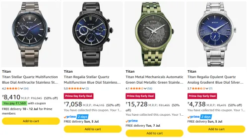 Image of Titan Watches Upto 50% off