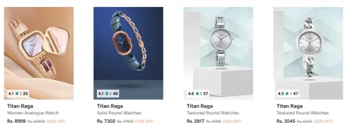 Image of Titan Women's Watches up to 60% Discount