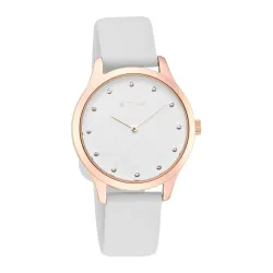 Titan Women White Dial Rubber Watch