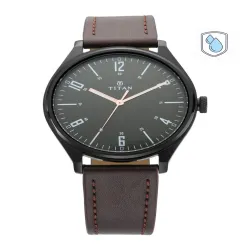 Titan Workwear Analog With Black Dial Watch 