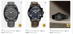 Titan Wrist Watches at minimum 59% Discount