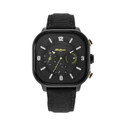 Titan Octane Aerobatics Quartz Chronograph Black Dial Black Fabric Strap Watch for Men - NT1856NL01
