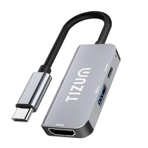 Image of Tizum Type-C to HDMI 3-in-1 Adapter