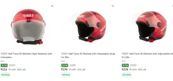 Tizzy Biker Helmets at Starting @ ₹253