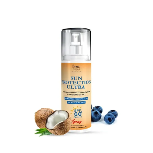 Image of TNW Sun Protection Spray SPF 60 PA++++ with Niacinamide & Hyaluronic Acid
