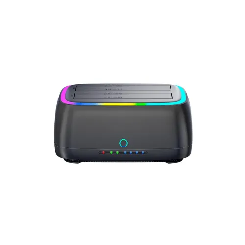 Image of Tobo Dual-Bay Hard Drive Station for 2.5/3.5\' HDD/SSD Enclosure Clone Offline Enclosure 