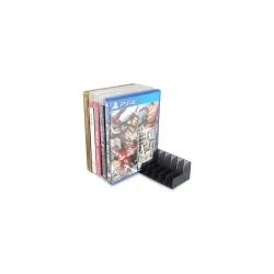 Tobo PS4 Card Game Storage Box Stand Holder for 20 Pieces CD Discs or Card Holders Support,2 Pieces